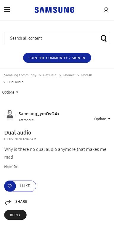 dual speaker note 10