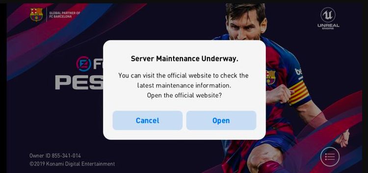 [Playable now] PES 2020 regular maintenance extended while latest version brings new camera angles and more