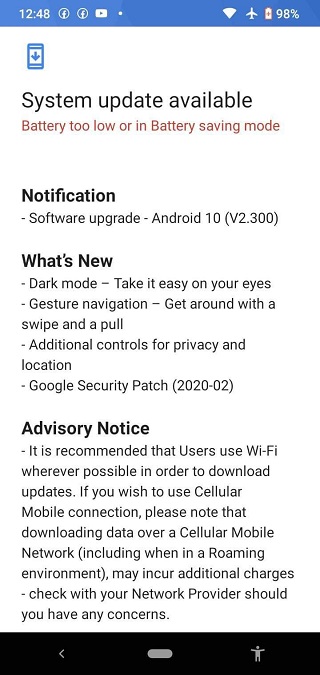 Android-10-OTA-for-Nokia-2.2