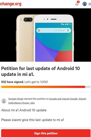 Android-10-petition-for-Mi-A1