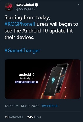 Asus-ROG-Phone-2-Android-10-update