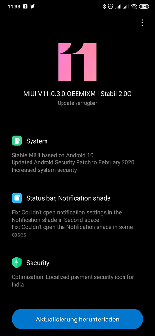 Mi-MIX-3-Android-10-update-global-model