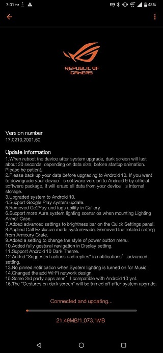 ROG-Phone-ii-Android-10-update