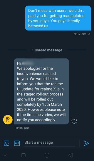 Realme-X-Android-10-update-complete-March-15