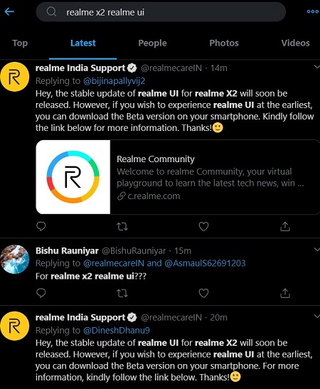 Realme-X2-Pro-Realme-UI-update-support