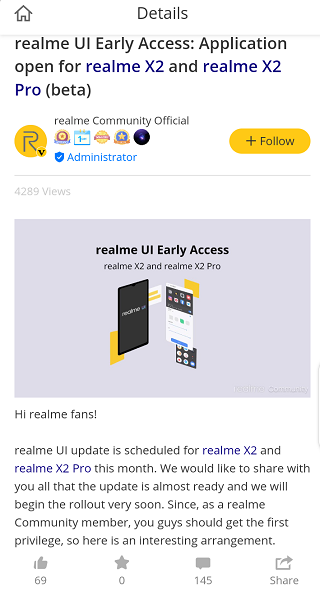 Realme-X2-Pro-and-Realme-X2-Realme-UI-update-early-access