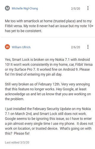 Smart-Lock-after-Android-10-update-affects-Nokia-7.1