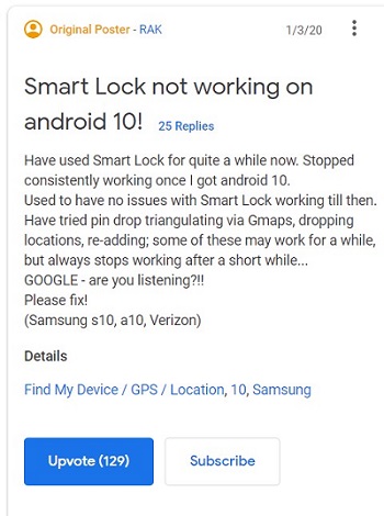 Smart-Lock-after-Android-10-update-is-broken