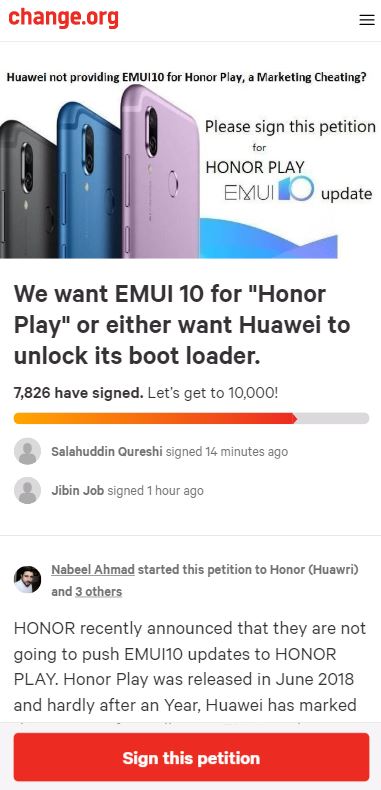 emui 10 honor play petition 2