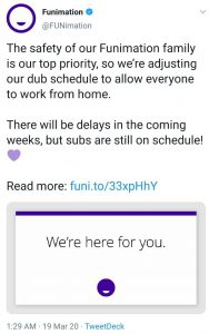 funimation announcement