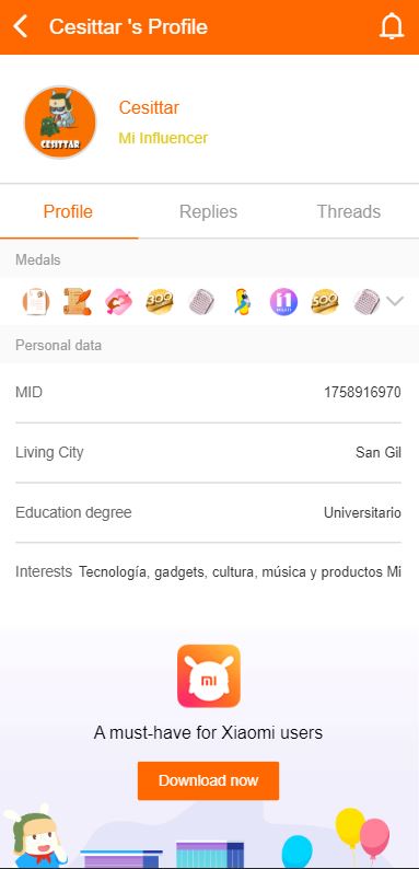 profile of the poster MIUI 12