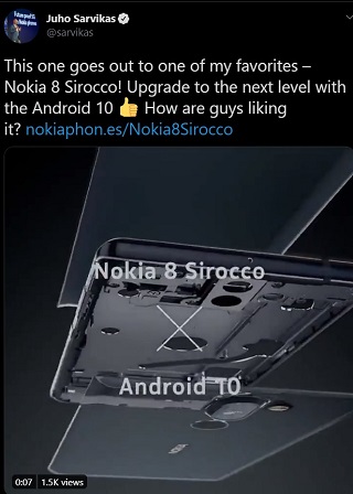 Android-10-OTA-update-for-Nokia-8-Sirocco