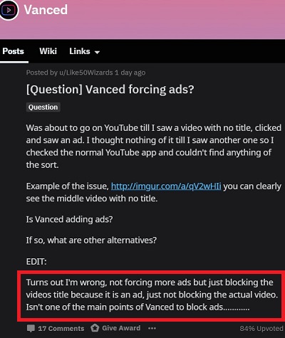 YouTube-Vanced-showing-ads
