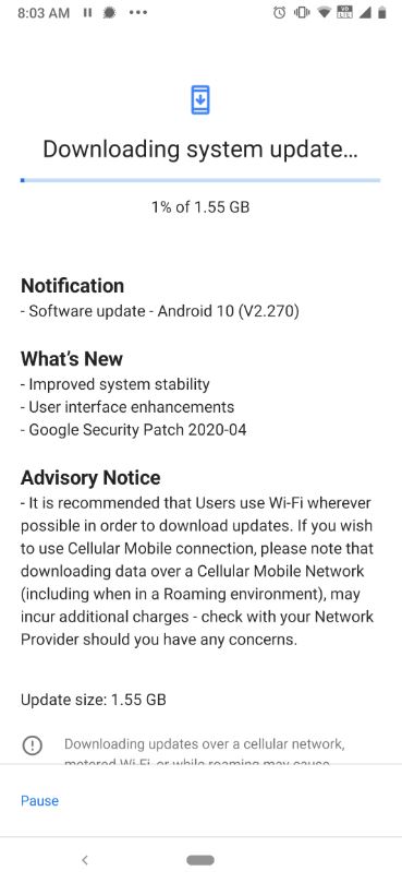 nokia 7.2 us android 10 update