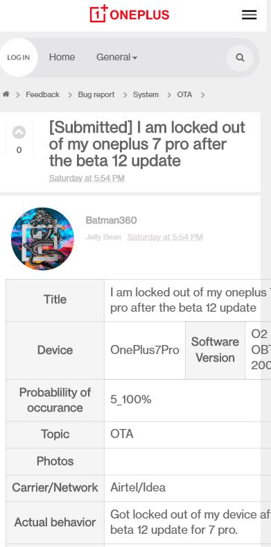 open beta 12 bug oneplus 7 and 7 pro 2