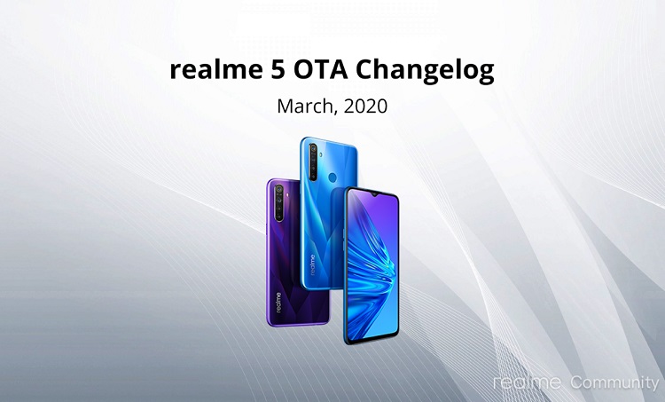 Realme 5, 5s & Realme 1 March security update hits devices, latter gets bugfix for VoWiFi registeration issue in 2G/3G network