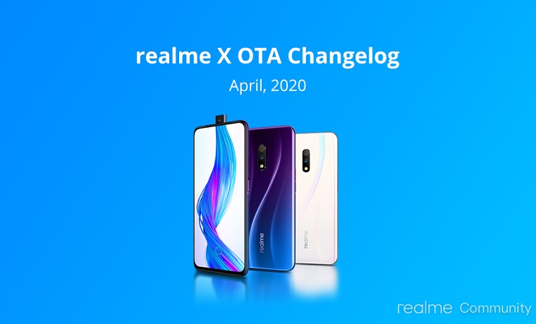 Realme X April update (C.03) adds decimal point charging animation, DocVault, fixes alarms & audio quality; Realme Q also gets April OTA