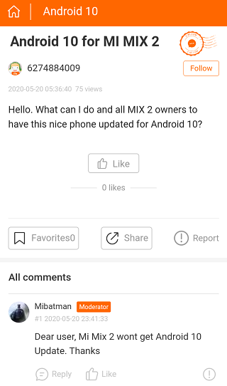 Mi-MIX-2-Android-10-update-not-coming