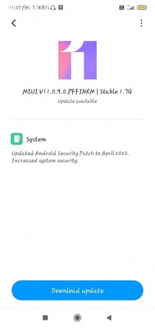 Redmi-Y3-Android-10-update-unapparent