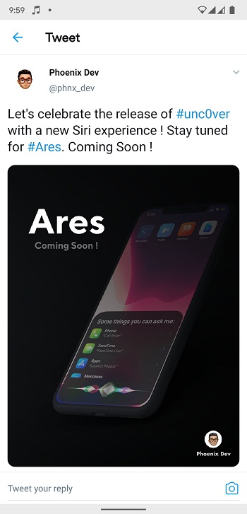 ares twitter