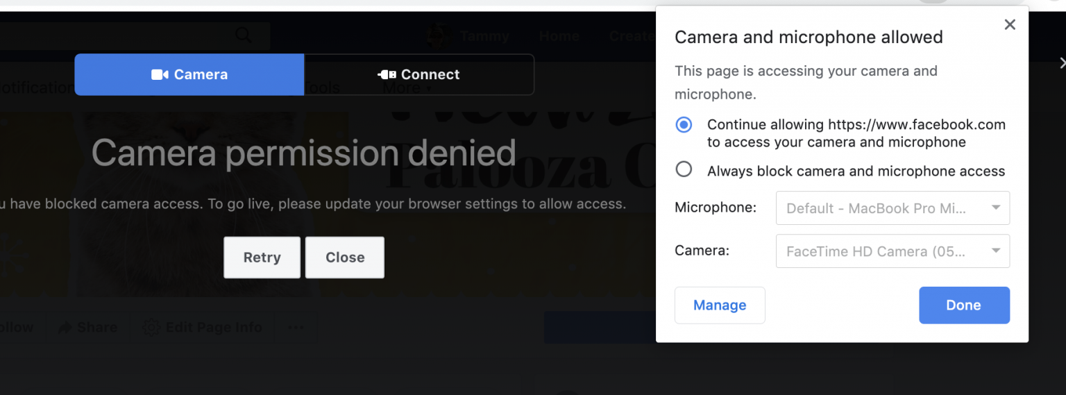 google chrome wont open facebok resricted site