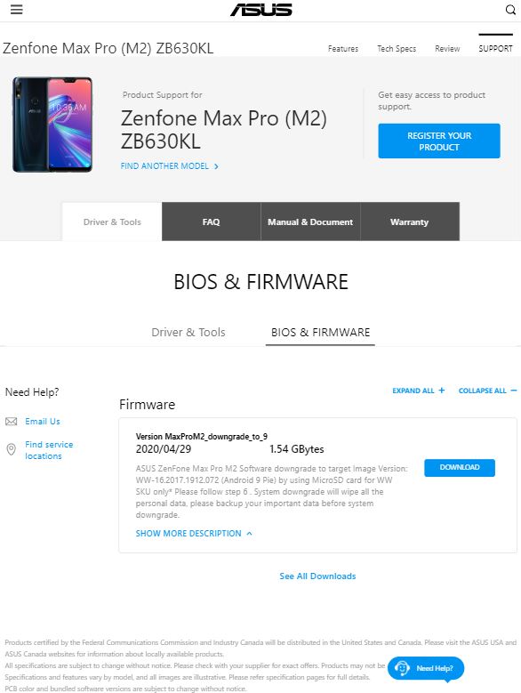 fimrware download page max pro m2