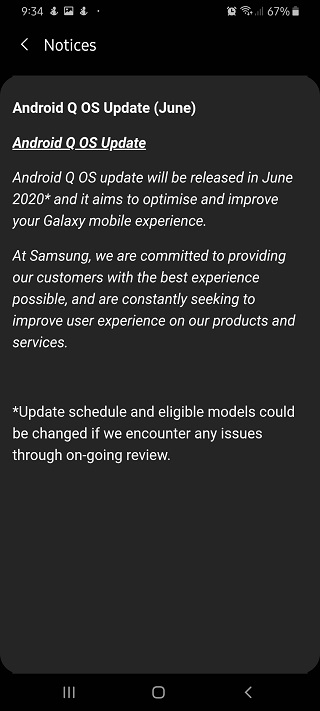 galaxyA70-Android10-Australia