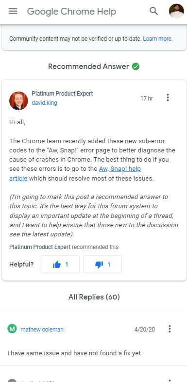 google chrome fix
