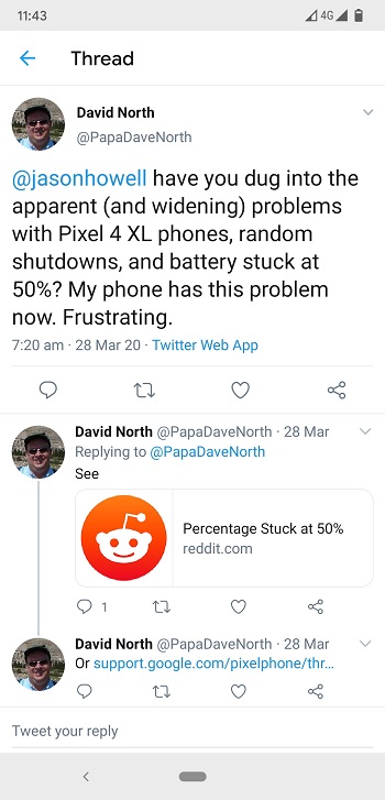 pixel 4 issue