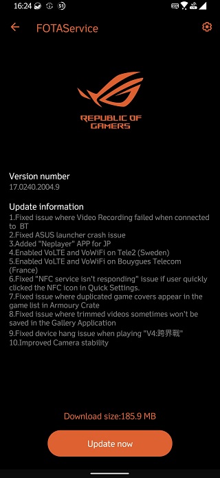 Asus-ROG-Phone-II-June-update
