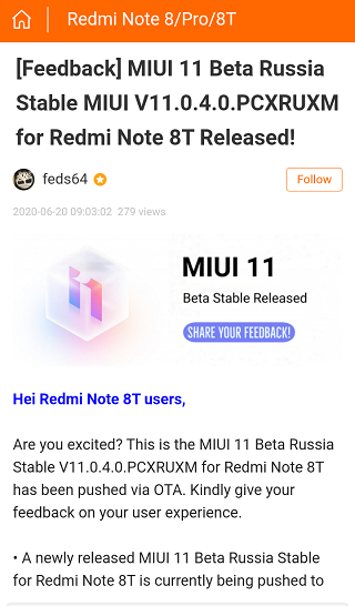 Redmi-Note-8T-MIUI-12-update