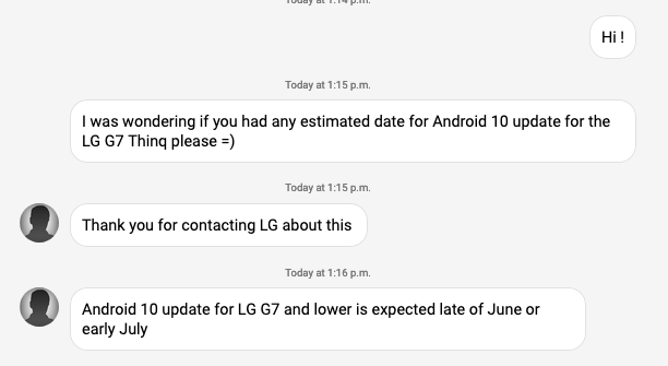android 10 lg g7 thinq canada