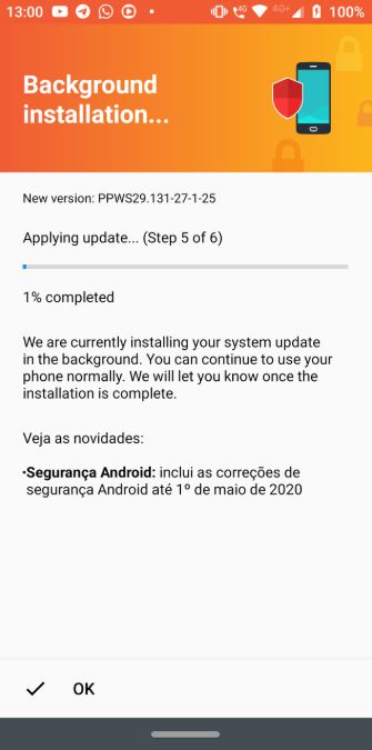 may security update moto z3 play