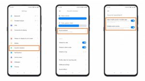 sound assistant enable in MIUI 12 xiaomi