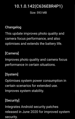 Huawei P40 Pro June OTA