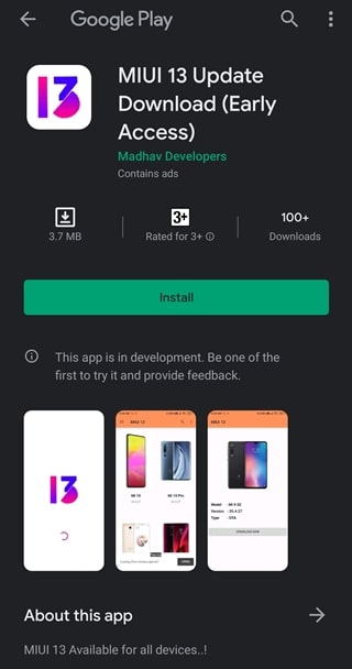 MIUI 13 (Early Access) Update App Likely A Fake - PiunikaWeb