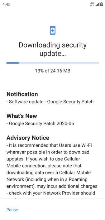 nokia 5.1 plus june security update