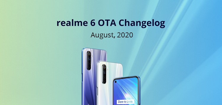August update for Realme 6, 6i & Realme X50 adds smooth scrolling, charging decimal point, & more; Realme 3i gets it too