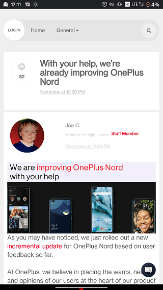 OnePlus-Nord-Camera-Update