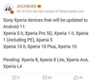 Sony-Android-11-update-devices