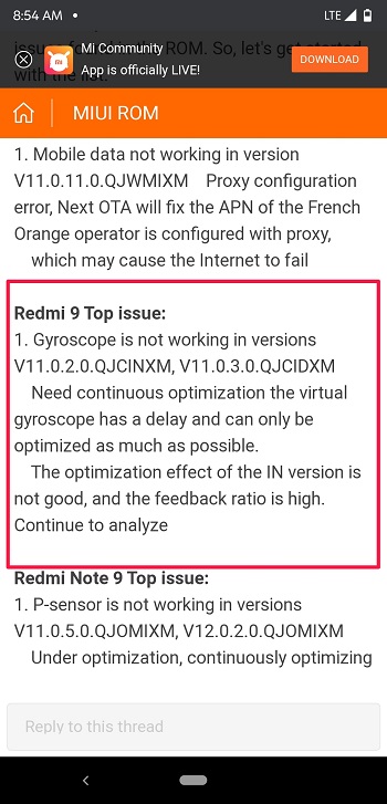 redmi 9 top issues