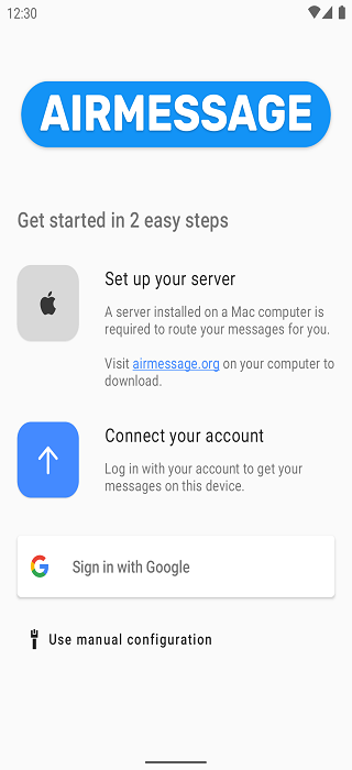 AirMessage-Android-iMessage-support