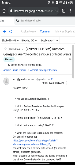 Google-Pixel-Android-11-game-controller-issues