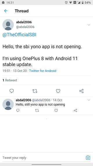 Multiple-reports-YONO-SBI-Not-Working-on-Android-11