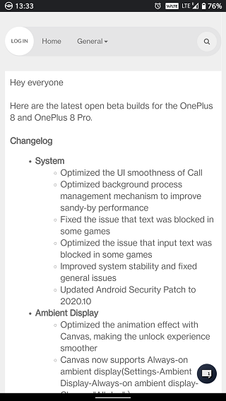 OnePlus-8-OxygenOS-11-Open-Beta-3-announcement