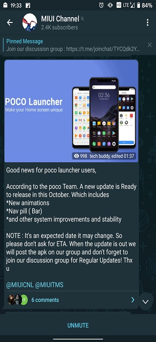 Poco-Launcher-October-update