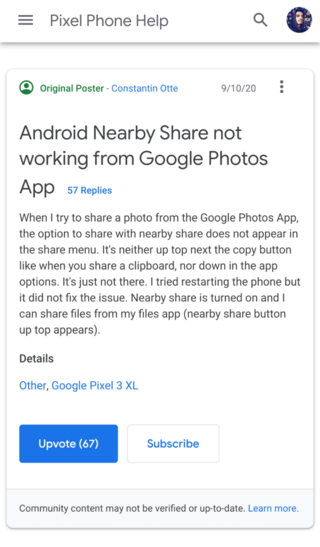 google-photos-nearby-issue