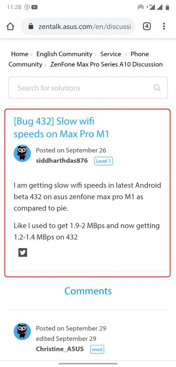 max pro m1 wifi speeds