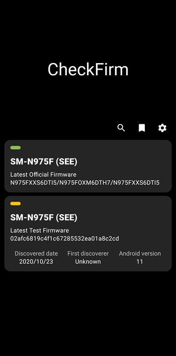 note 10 plus android 11 test builds