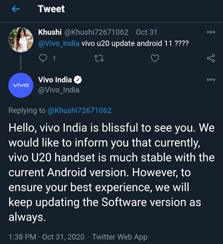 vivo-u20-android-11-update